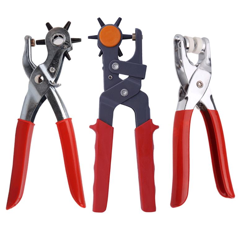 Leather Punch Revolving - Leather Belt Hole Punch Plier Eyelet