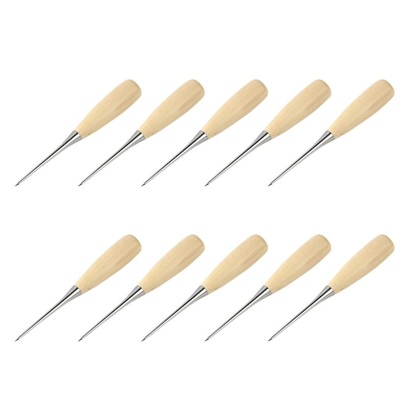 Leatherwork Awl - Leatherworking Tool 5 Awl Set Handle