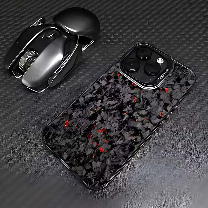 Leather X - Artistic Carbon Fiber Pattern Phone Case