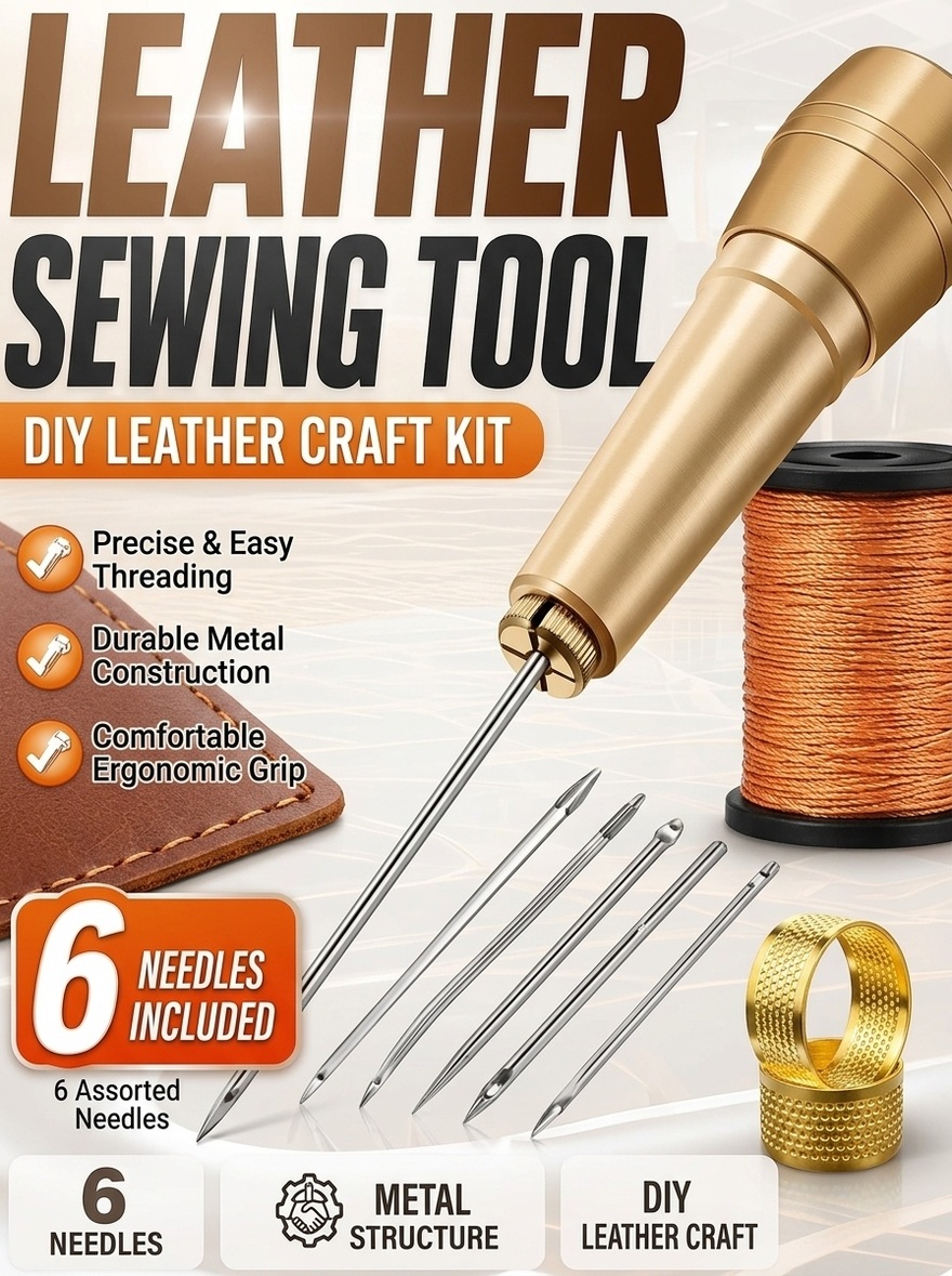Leather Stitching Tool, Hand S - Leatherwork Awl recension och pris