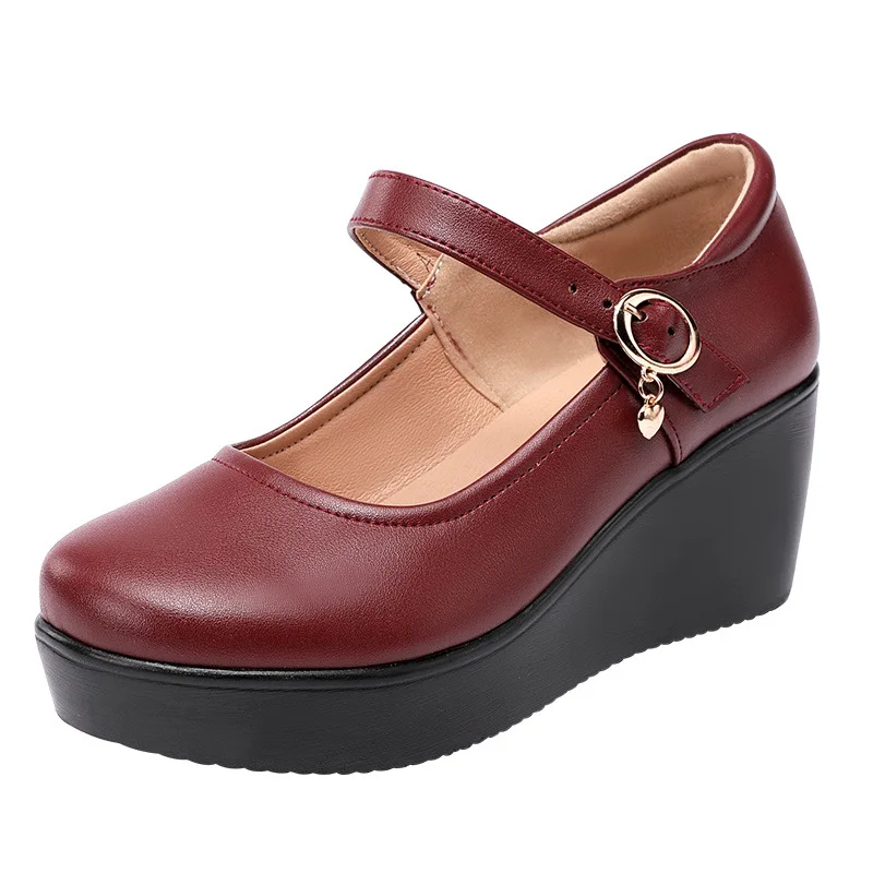 6cm Small Size 32-43 Vintage S - Leather Work Flats Women recension och pris