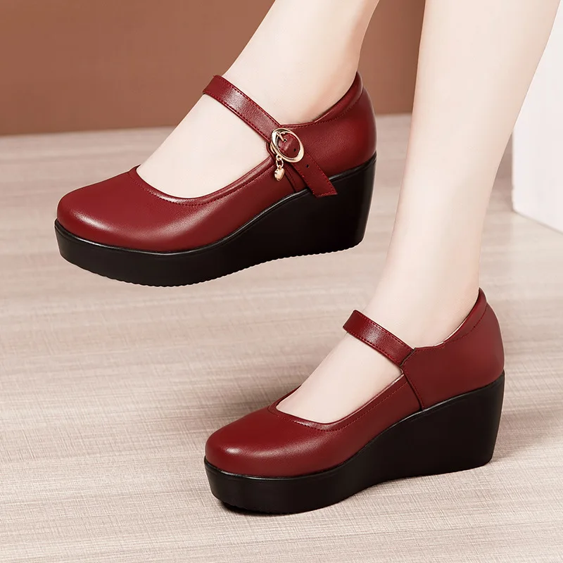 6cm Small Size 32-43 Vintage S - Leather Work Flats Women recension och pris