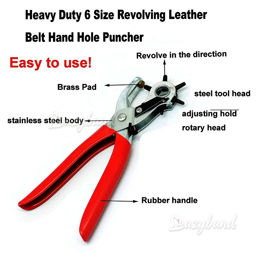Multi-functional Leather Hole  - Leather Punch Revolving recension och pris