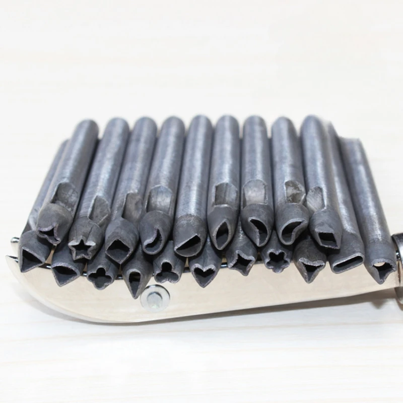 20pcs 5mm Iron Irregular Flowe - Leatherwork Flowers recension och pris