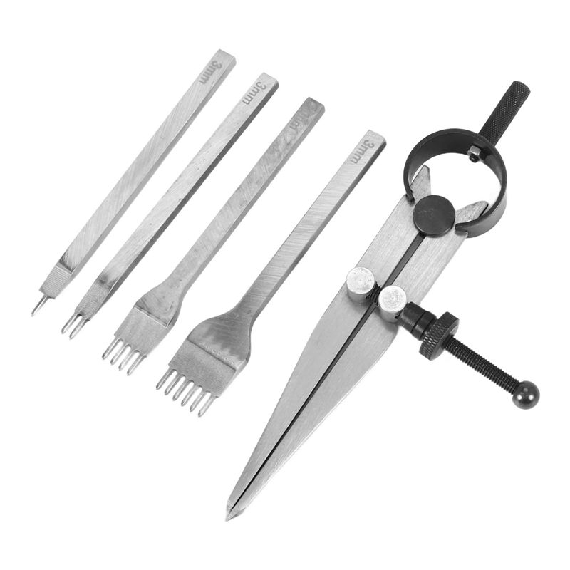[NEW!A93G】 Leather Chisel Set, - Wing Divider Stitch recension och pris