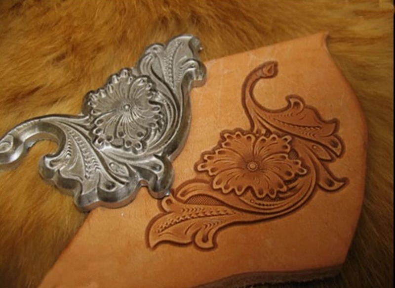 Leather Engraving Emboss Stamp - Leatherwork Flowers recension och pris