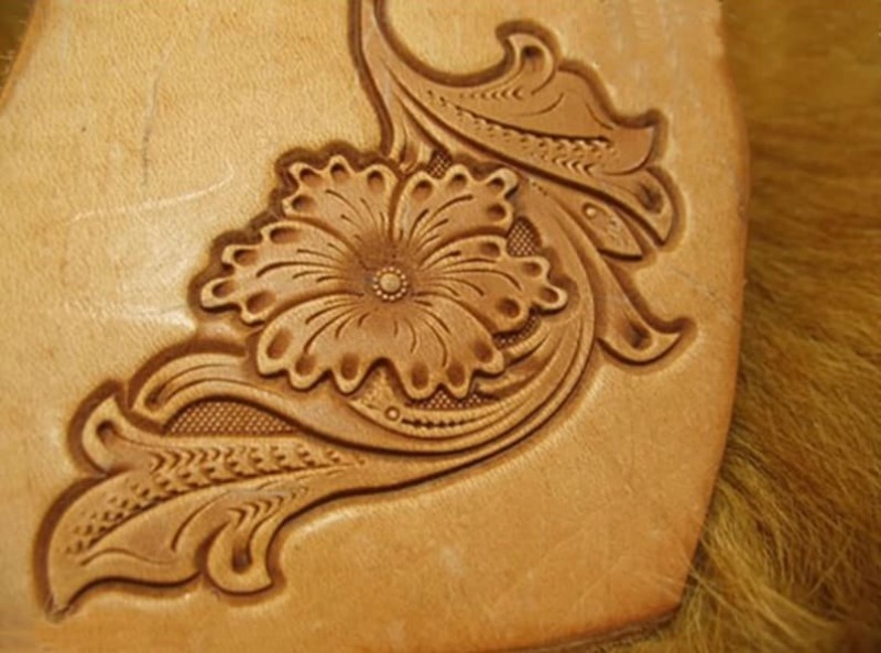Leather Engraving Emboss Stamp - Leatherwork Flowers recension och pris