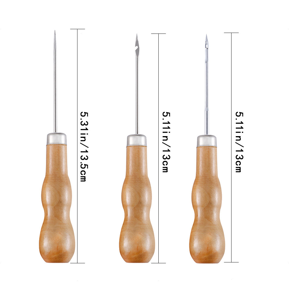 Leather Awl Wood Handle Awls S - Leatherwork Awl recension och pris