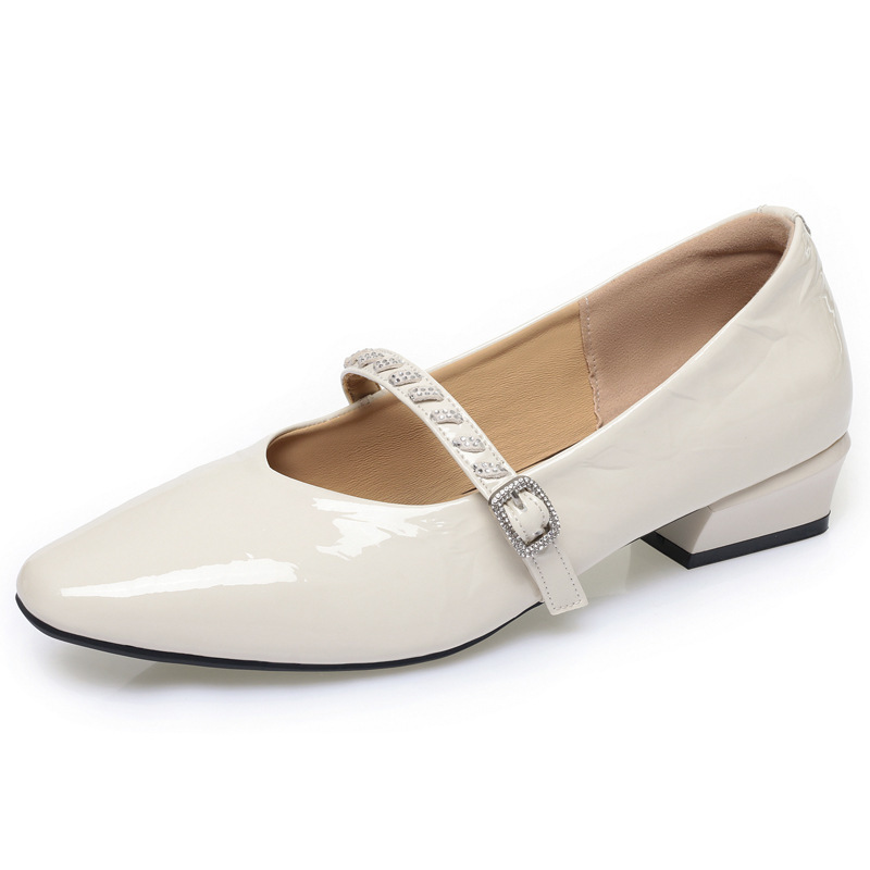 Quality Breathable Comfortable - Leather Work Flats Women recension och pris
