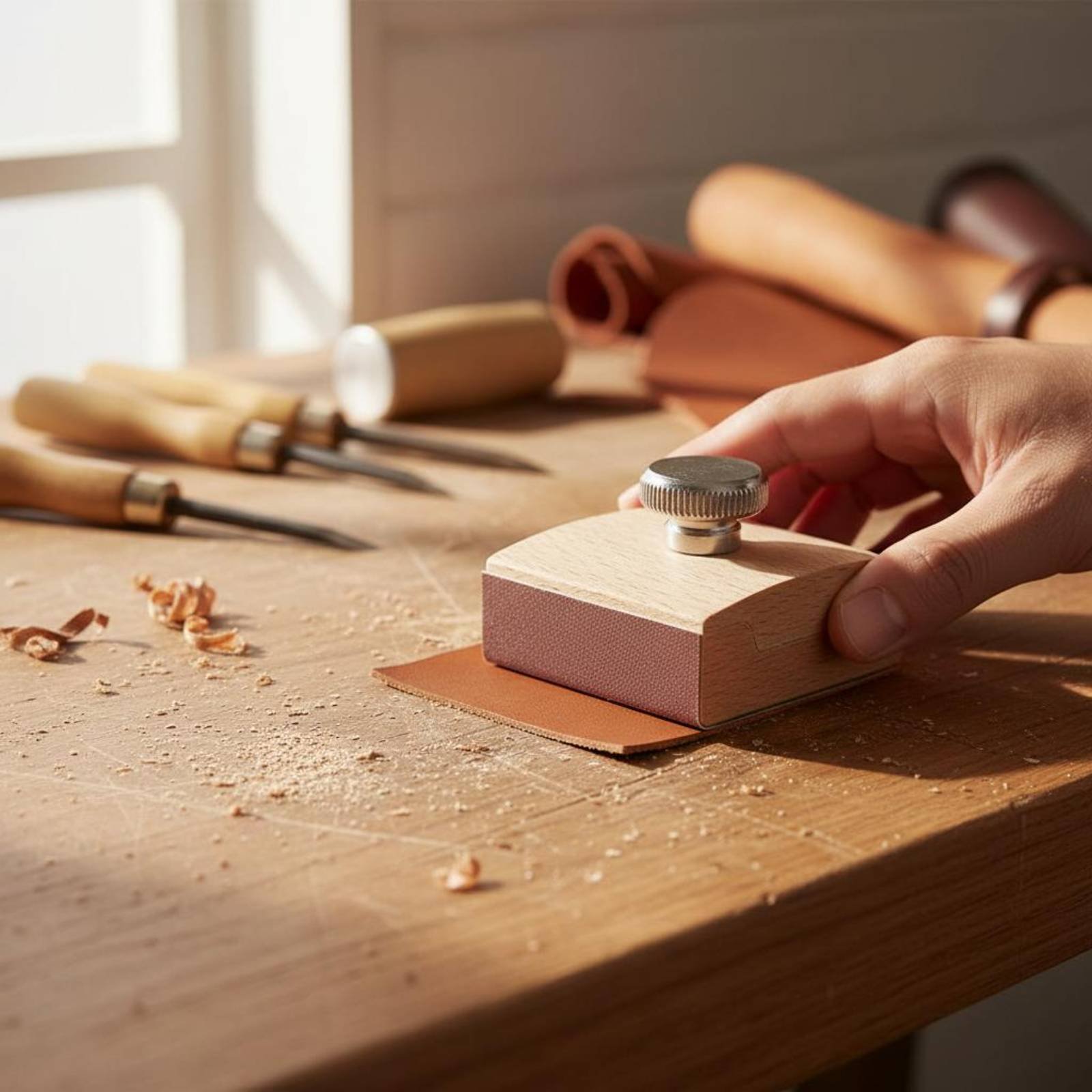 Leather Border Sanding Block A - Leatherworker Block recension och pris
