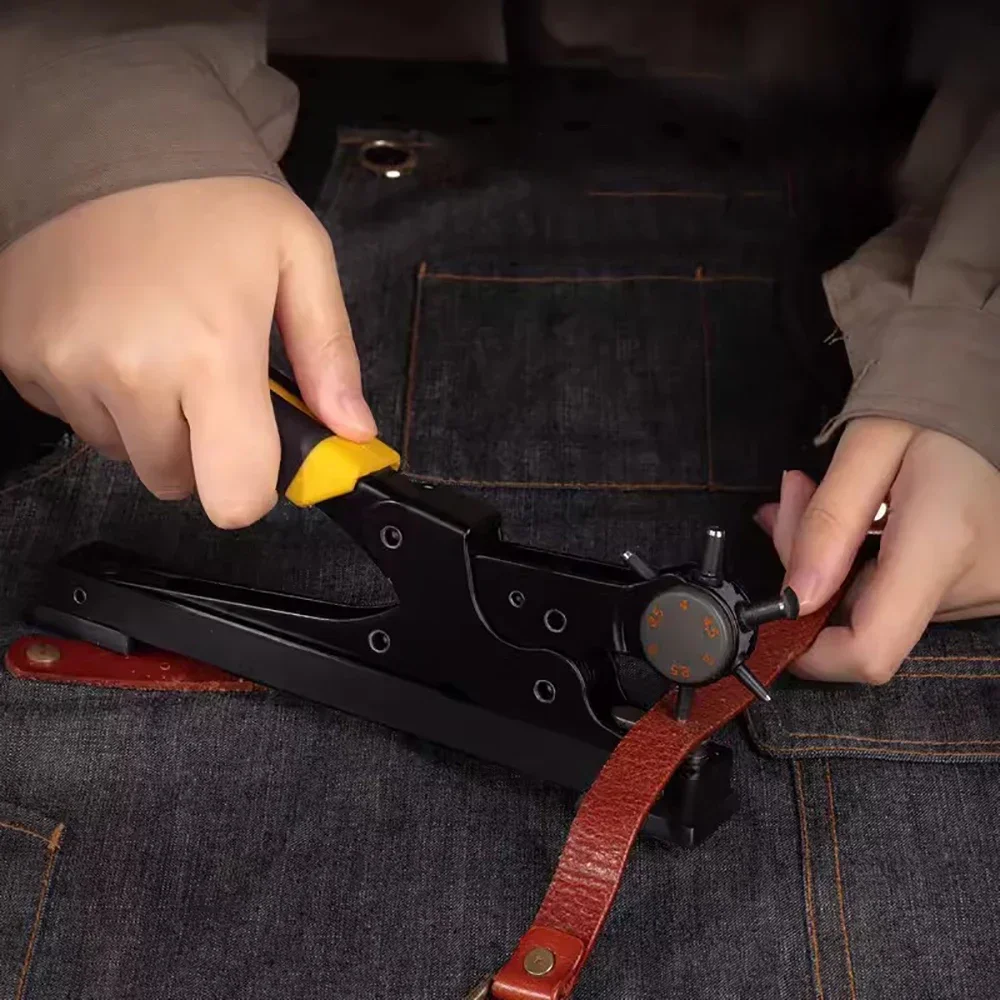 Leather Hole Puncher Heavy Dut - Leather Punch Revolving recension och pris