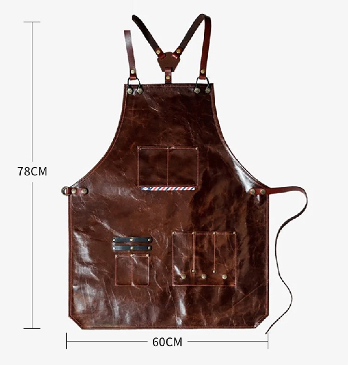 Men's Leather Work Apron with  - Leatherwork Workshop recension och pris