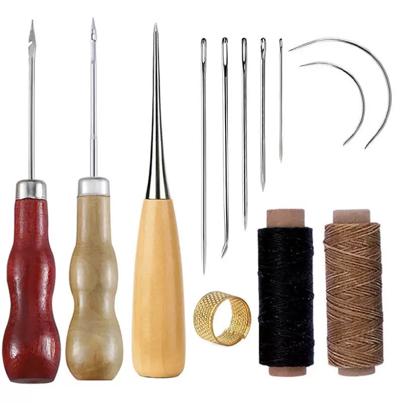 13 Pcs Leather Sewing Set Hand - Leatherwork Awl recension och pris