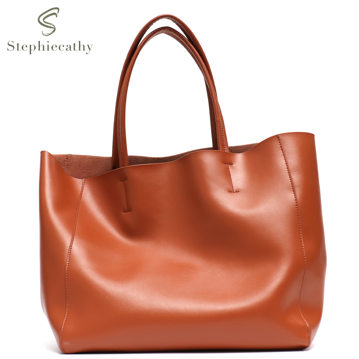 Minimalist Big Tote Bag Women  - Leatherwork Workshop recension och pris