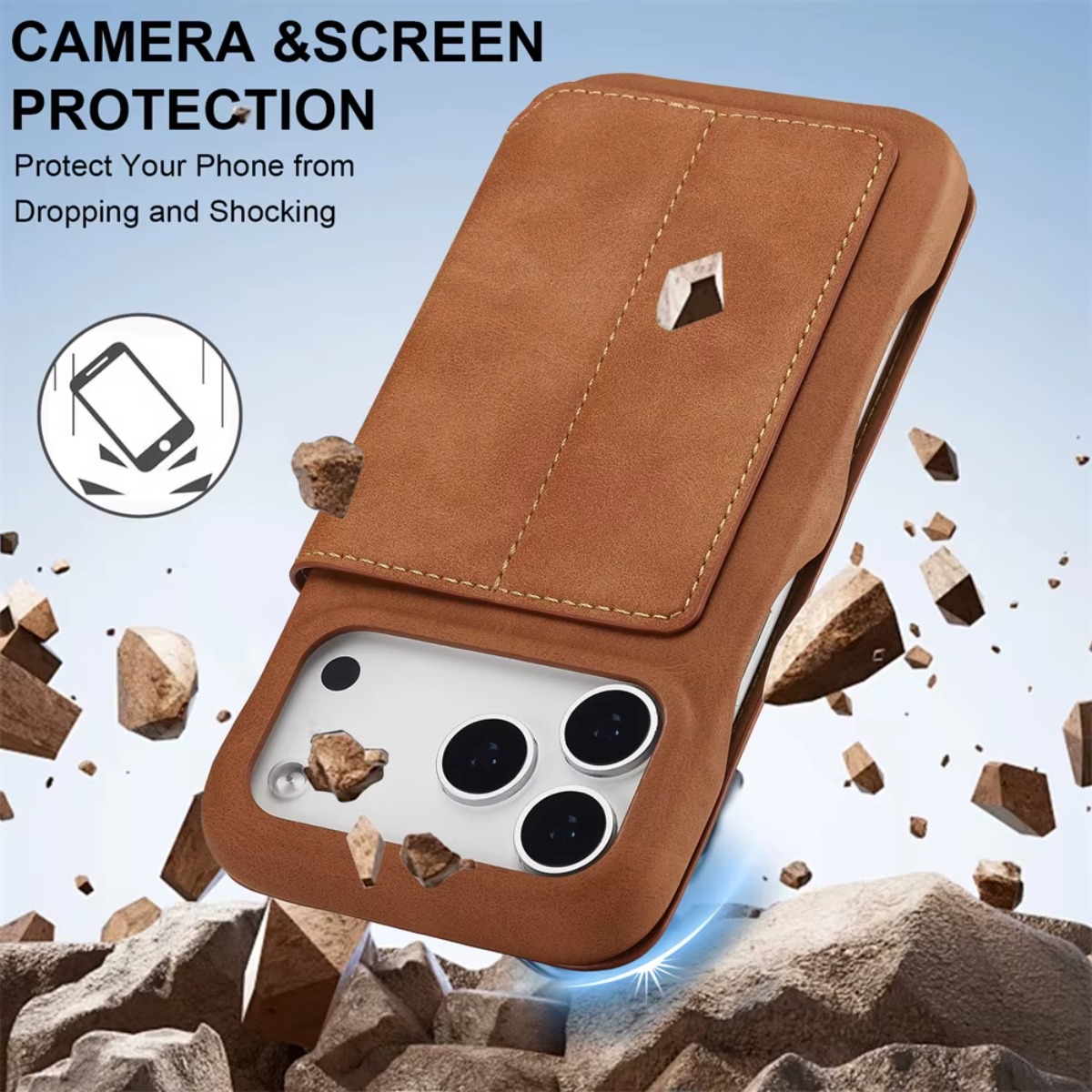 Leather Wallet Magnetic Flip C - Leather X recension och pris