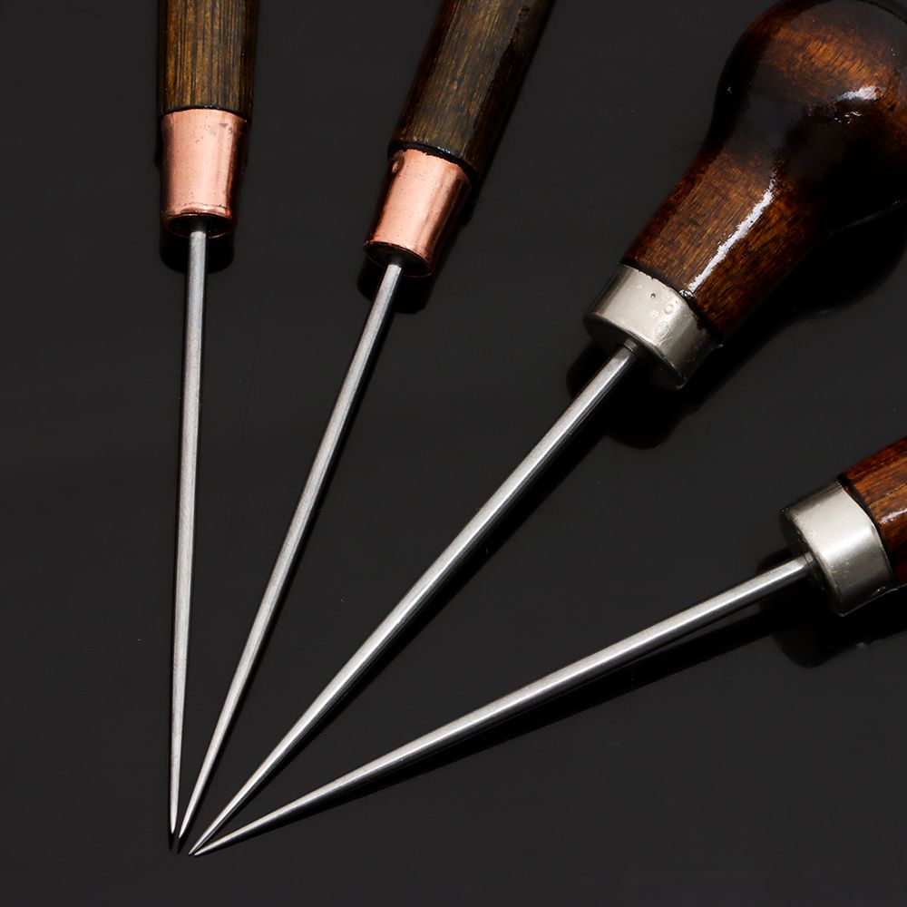 1PC Stitching Awl Wood Handle  - Leatherwork Awl recension och pris