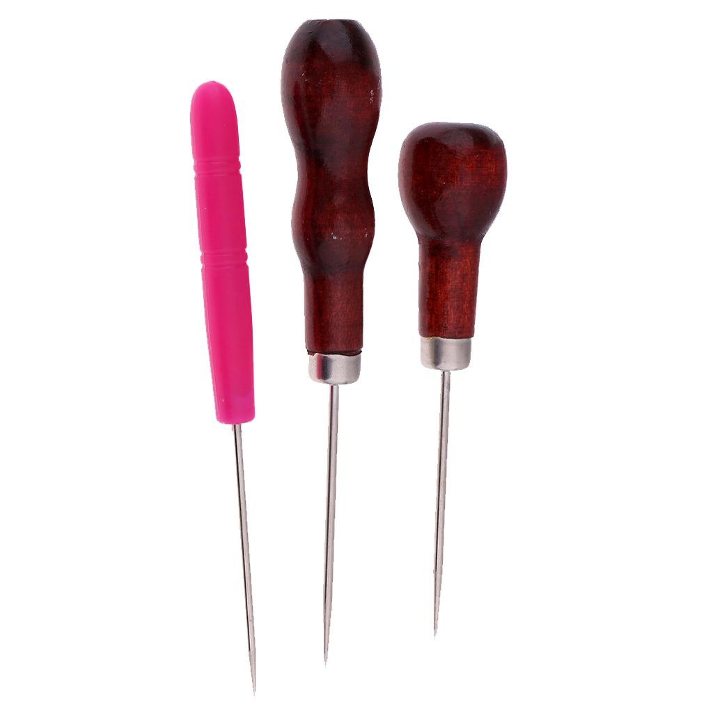 Durable Wood Metal Sewing Awl  - Leatherwork Awl recension och pris