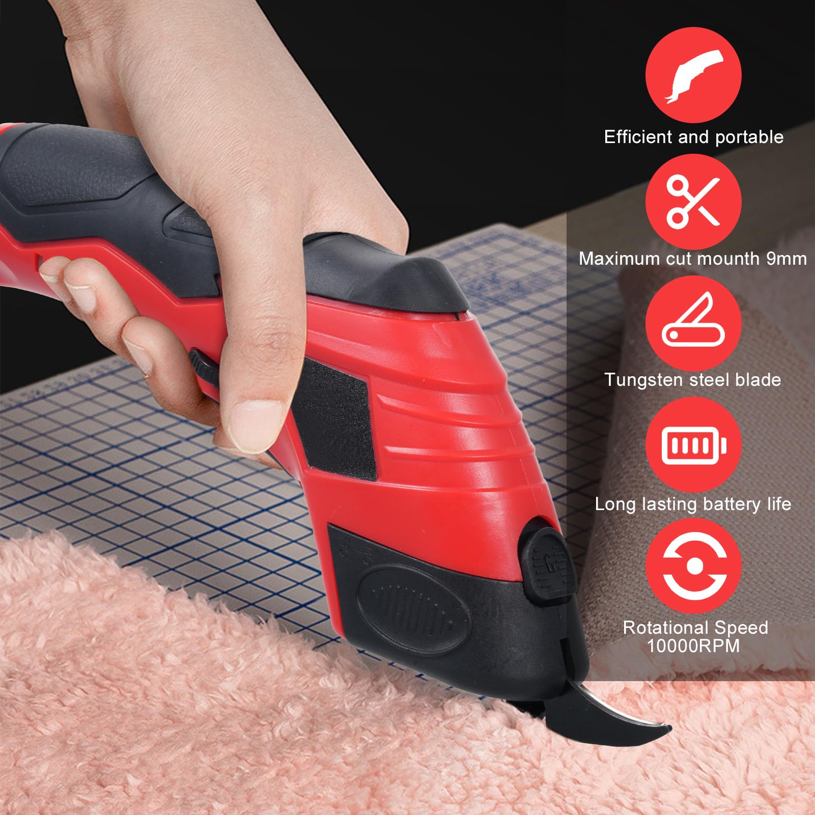 Cordless Electric Scissors Cut - Leatherwork Machine recension och pris