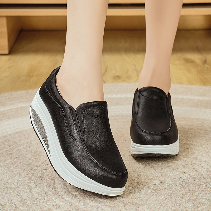 Women's Shoes Spring Genuine L - Leather Work Flats Women recension och pris