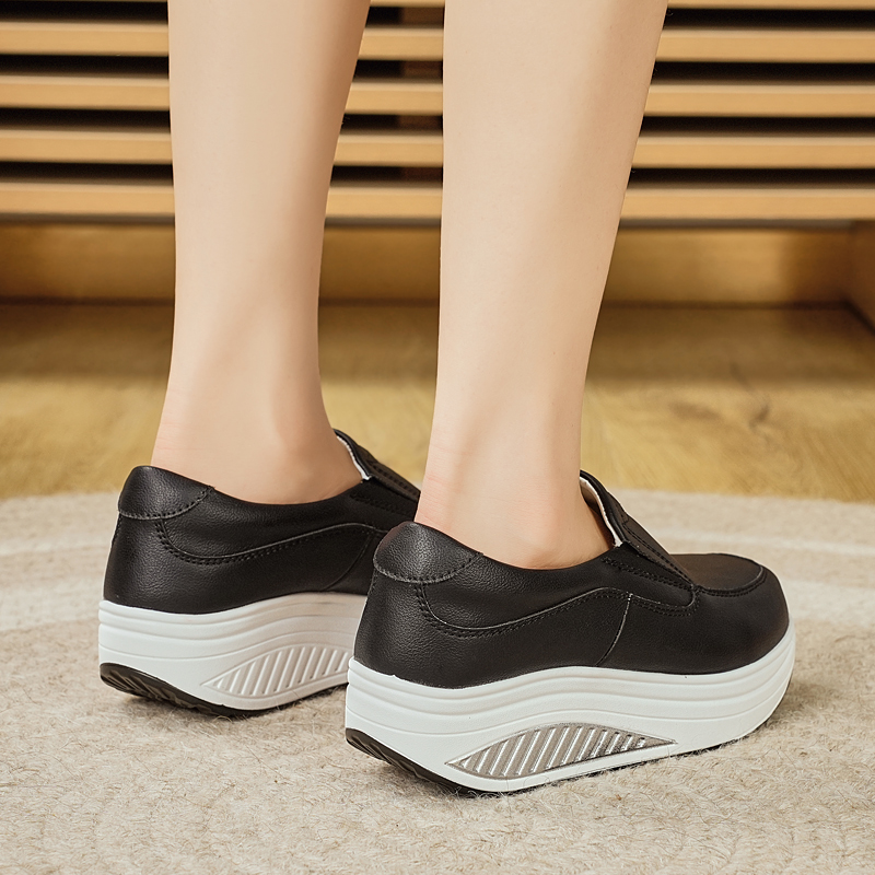 Women's Shoes Spring Genuine L - Leather Work Flats Women recension och pris