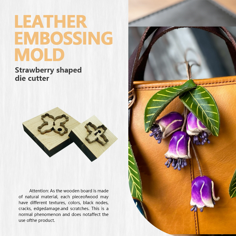 Large And Small Bell Flower Le - Leatherwork Flowers recension och pris