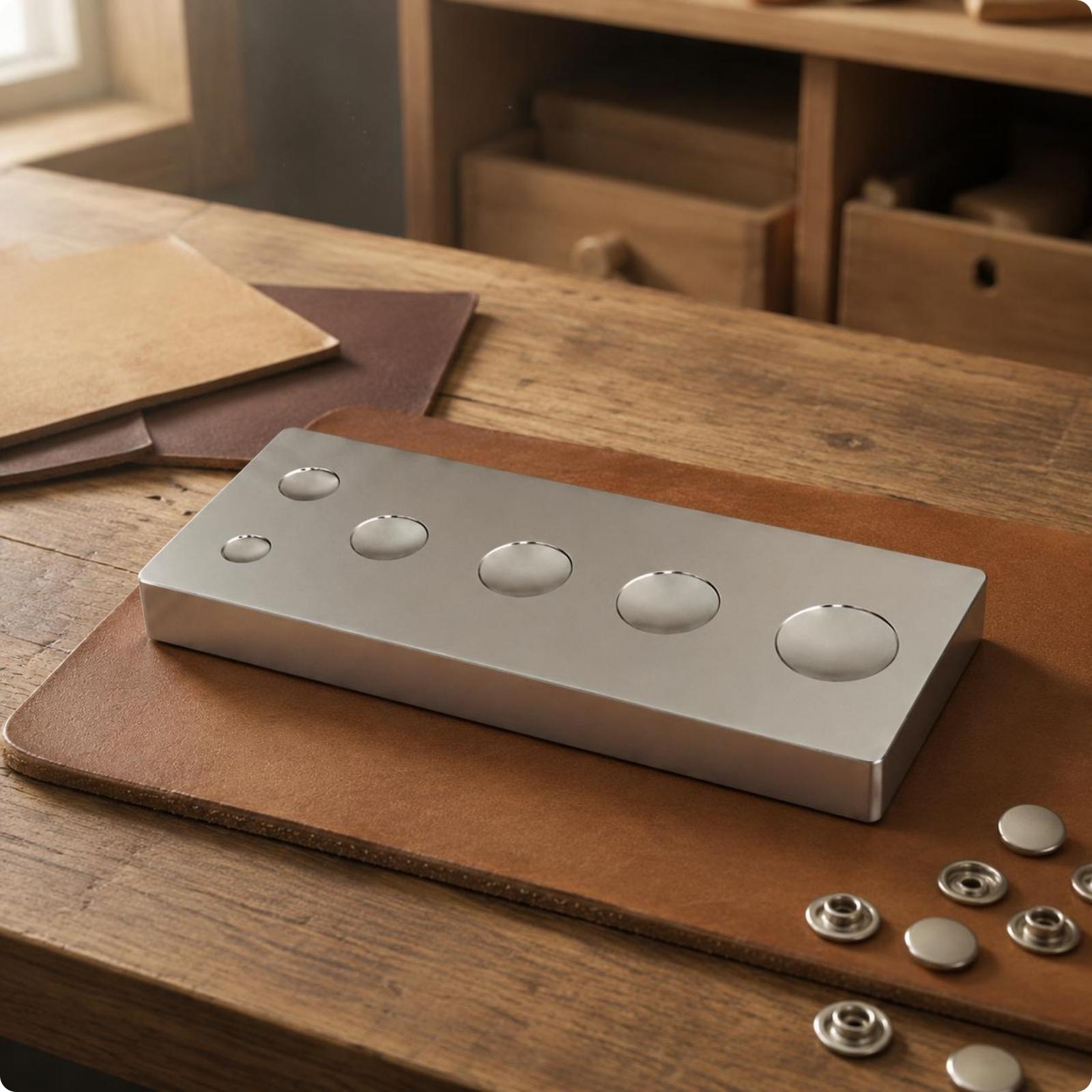 Snap Rivet Tool Set Multi-Use  - Leatherworker Block recension och pris