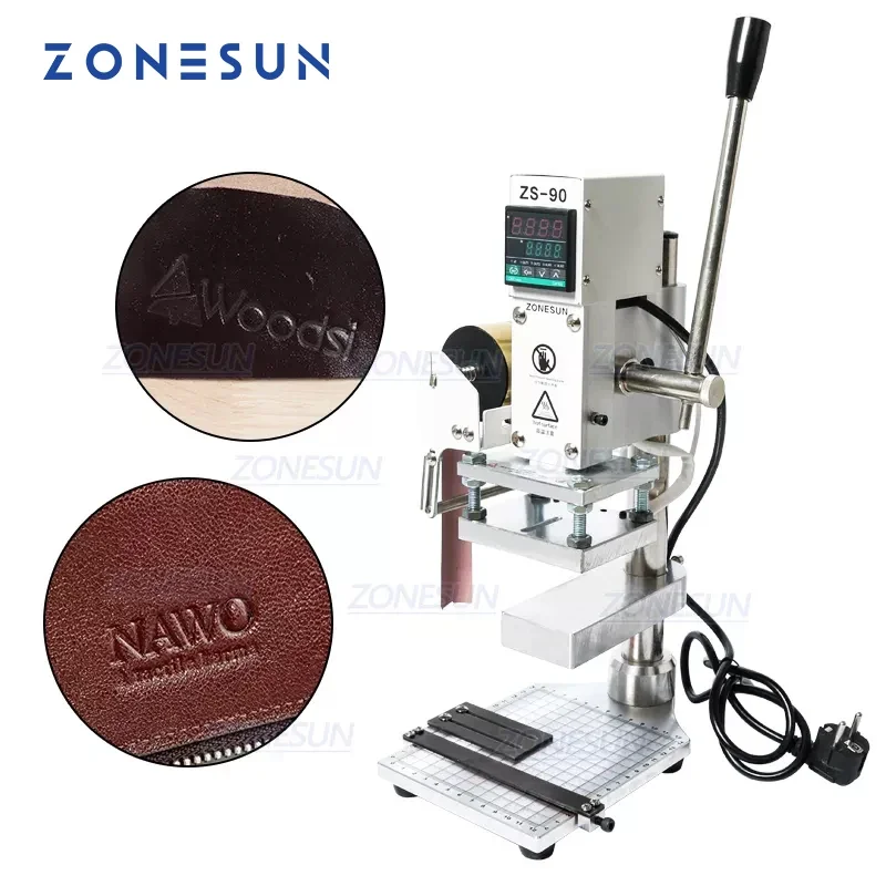 ZONESUN Two Work Plate Manual  - Leatherwork Machine recension och pris
