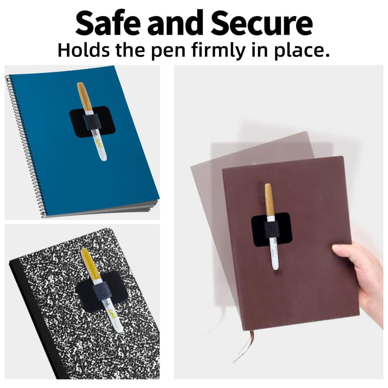 Self-Adhesive PU Pen Holder fo - Leatherwork Table recension och pris