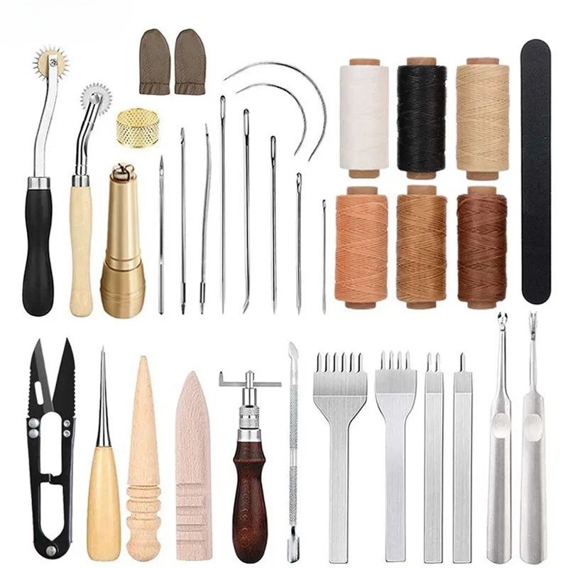 25Pcs Leather Working Tools Fo - Leatherwork Awl recension och pris