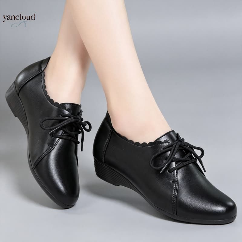 Plus Size 35-43 All Match Comf - Leather Work Flats Women recension och pris