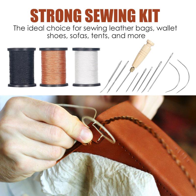 Leather Stitching Kit Heavy Du - Leatherwork Awl recension och pris