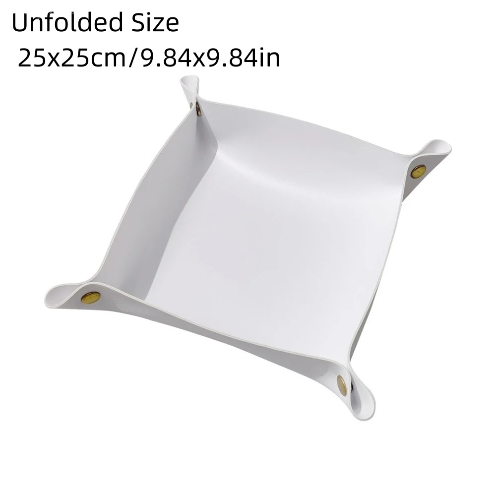 1PC 25X25CM Leather Tray Folda - Leatherwork Table recension och pris