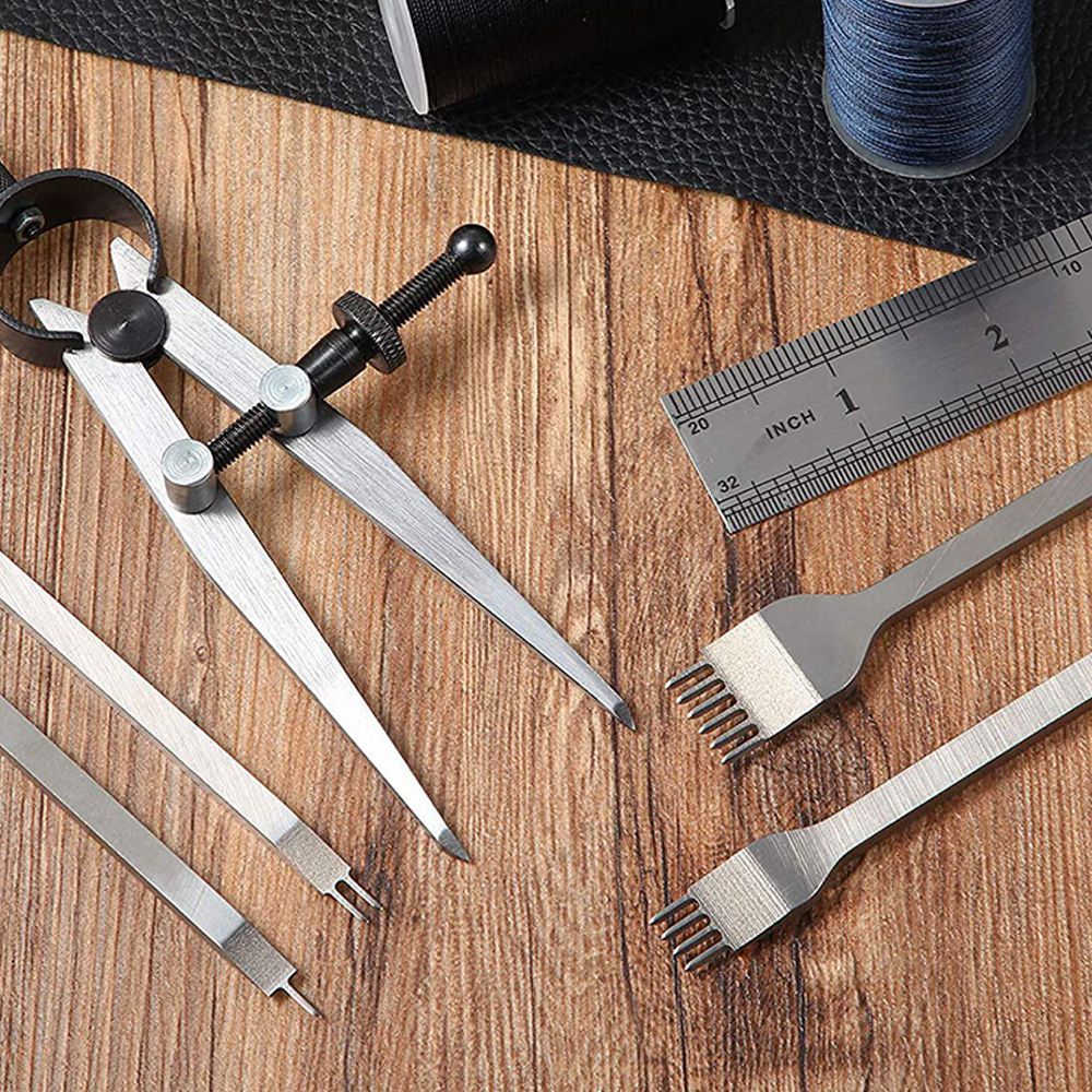 Leather Chisel Set, Prong Diam - Wing Divider Stitch recension och pris