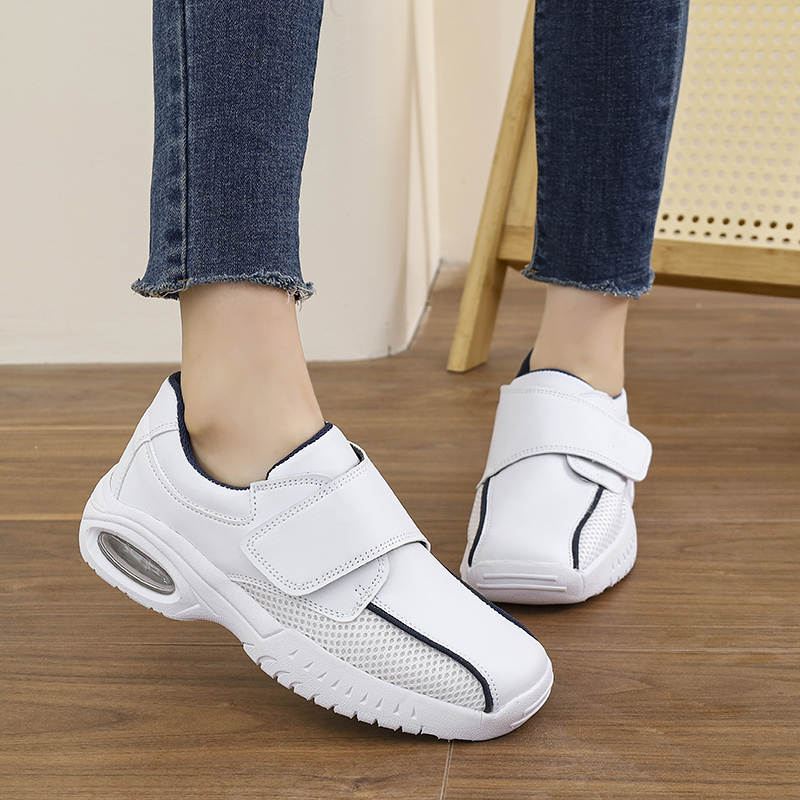 Professional Pure White Nursin - Leather Work Flats Women recension och pris