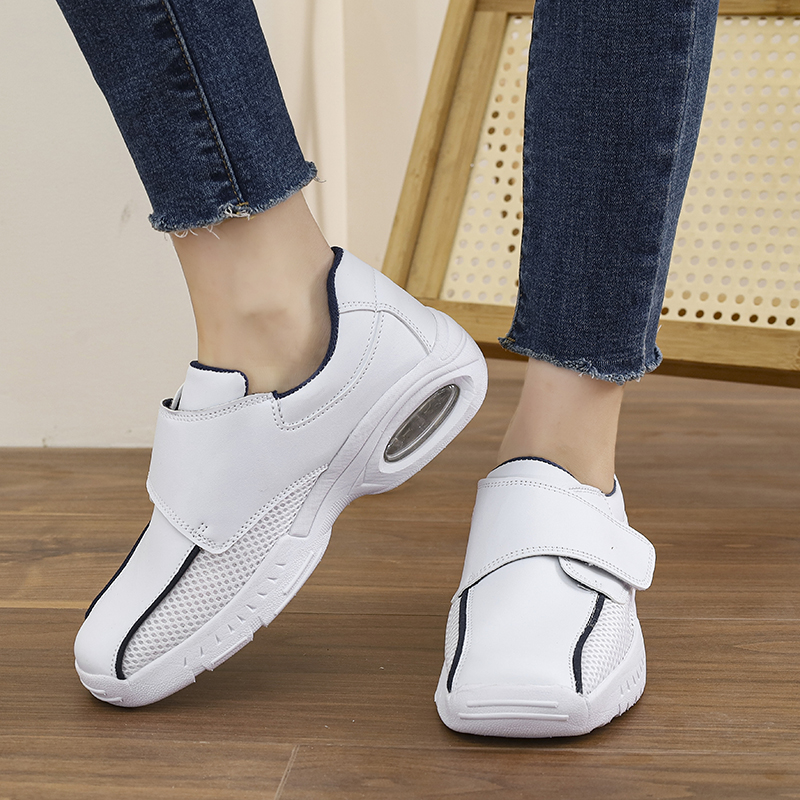 Professional Pure White Nursin - Leather Work Flats Women recension och pris