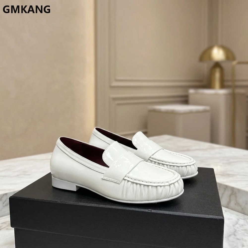 Women Genuine Leather Loafers  - Leather Work Flats Women recension och pris