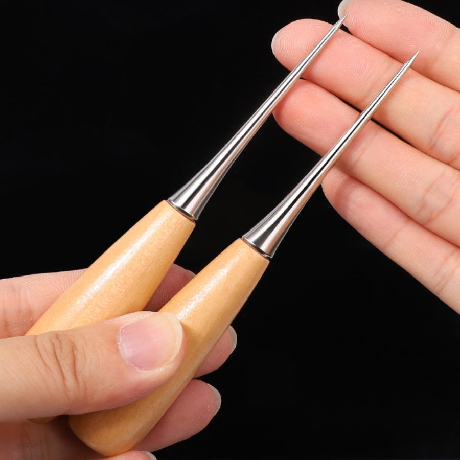 2pcs Leather Hand Stitching Aw - Leatherwork Awl recension och pris