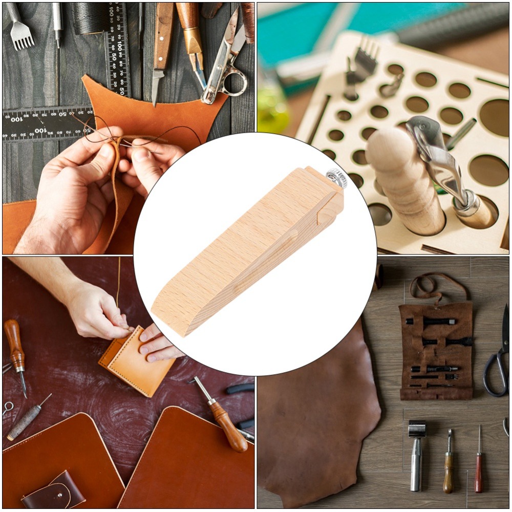 Beech Wood Sandpaper Sanding B - Leatherworker Block recension och pris