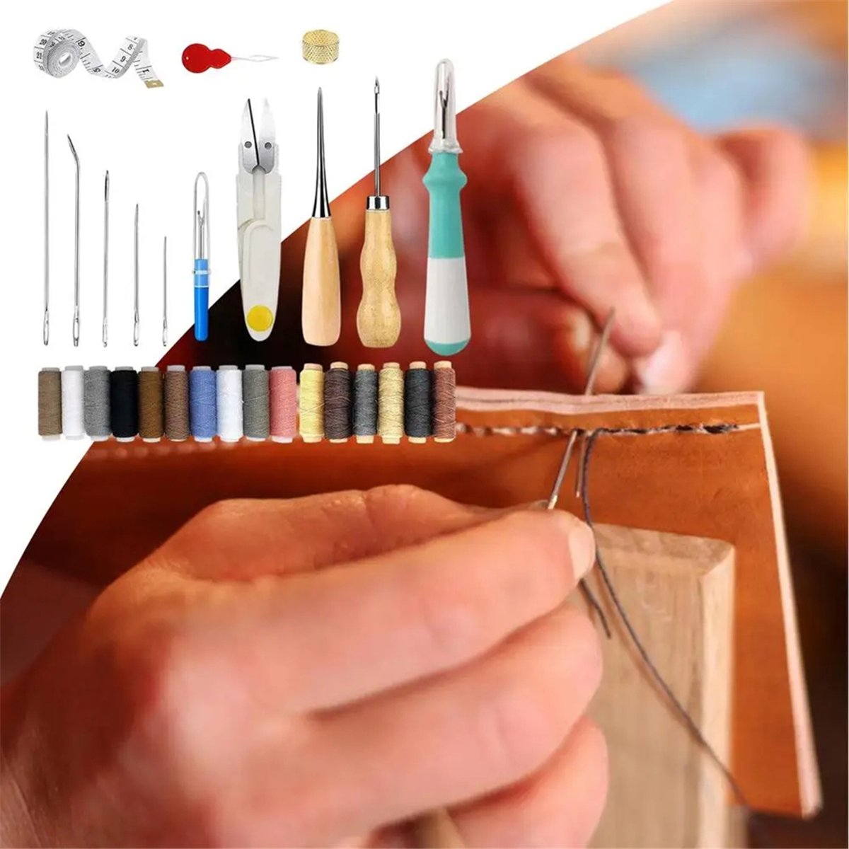 AA77 NEW  Leather Making Kit L - Leatherwork Awl recension och pris