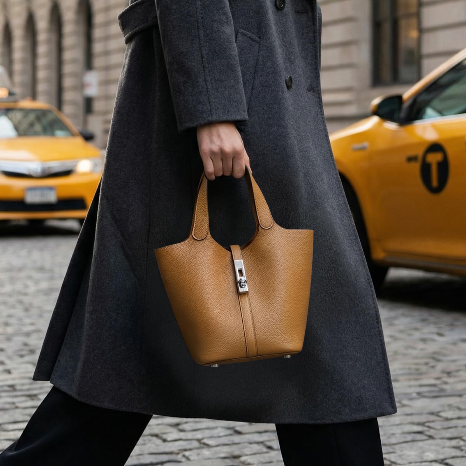 Bucket Bag For Women Tote Purs - Leatherwork Workshop recension och pris