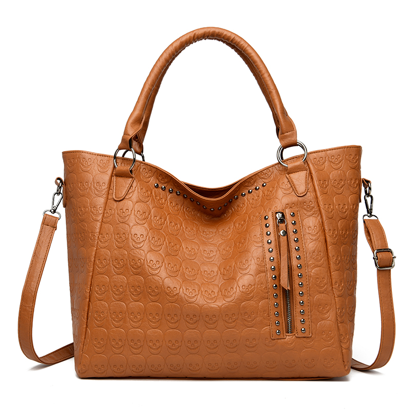 Punk Skull Crossbody Bag PU Le - Leatherwork Workshop recension och pris