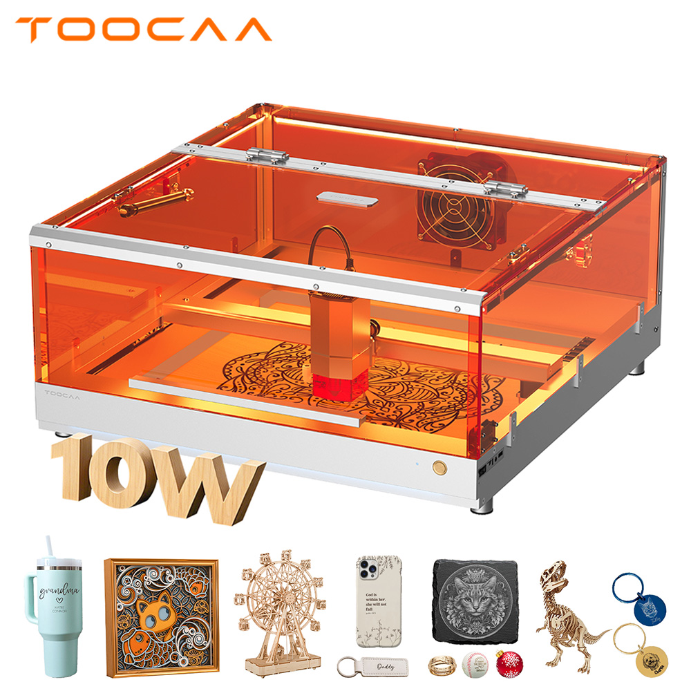 TOOCAA L2 10W AI Desktop Laser - Leatherwork Classes recension och pris