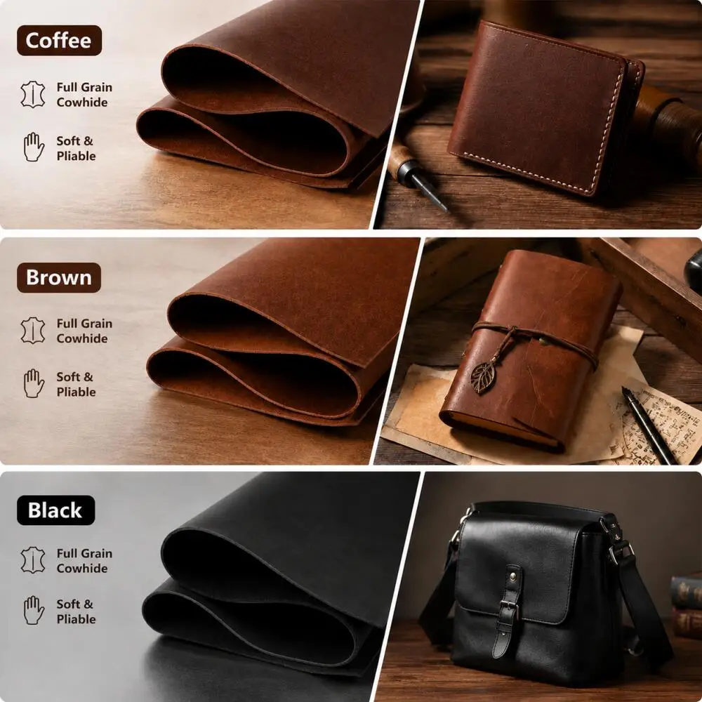 1pc Veg Tan Cowhide Leather Sh - Veg Tan Leather Hide recension och pris