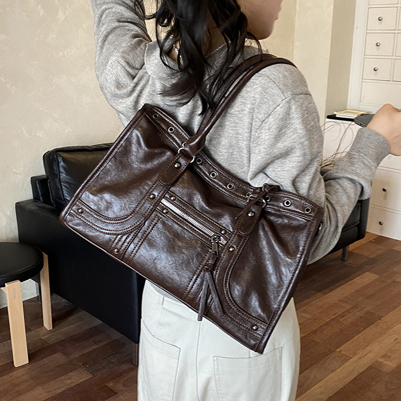 Motorcycle Handbag Retro Women - Leatherwork Workshop recension och pris