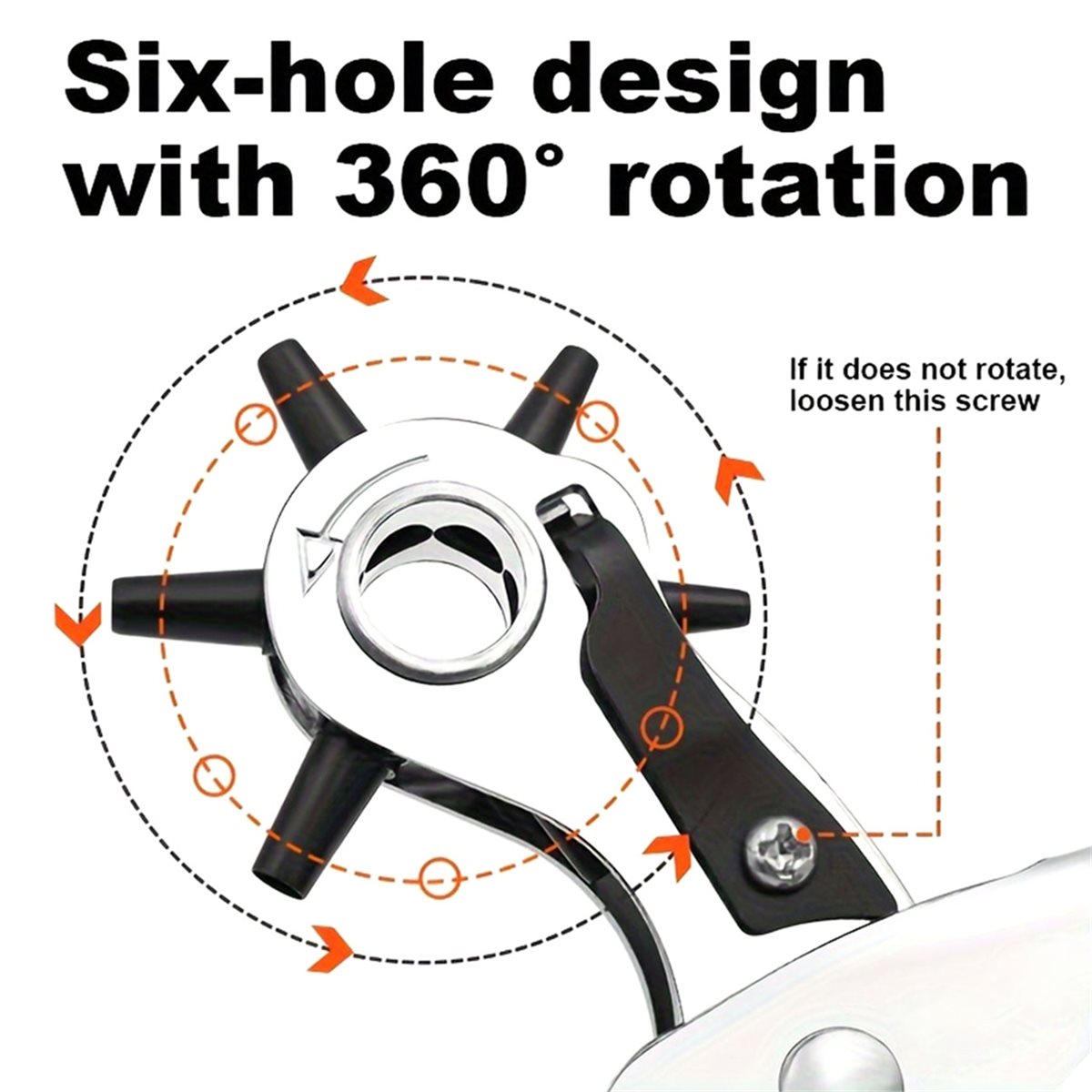 828 Mega Sale 2-4.5mm Leather  - Leather Punch Revolving recension och pris