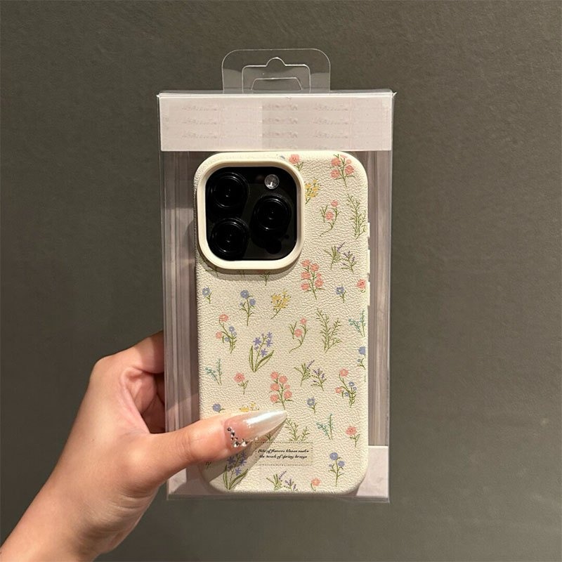 Pink Blue Floral Art Pattern L - Leather X recension och pris