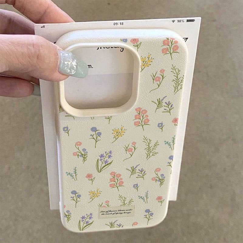 Pink Blue Floral Art Pattern L - Leather X recension och pris