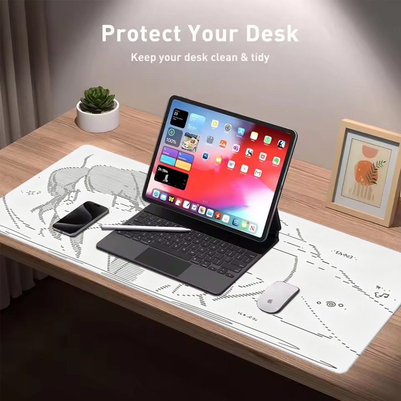 1Pcs Leather Mouse Pad Anime A - Leatherwork Table recension och pris