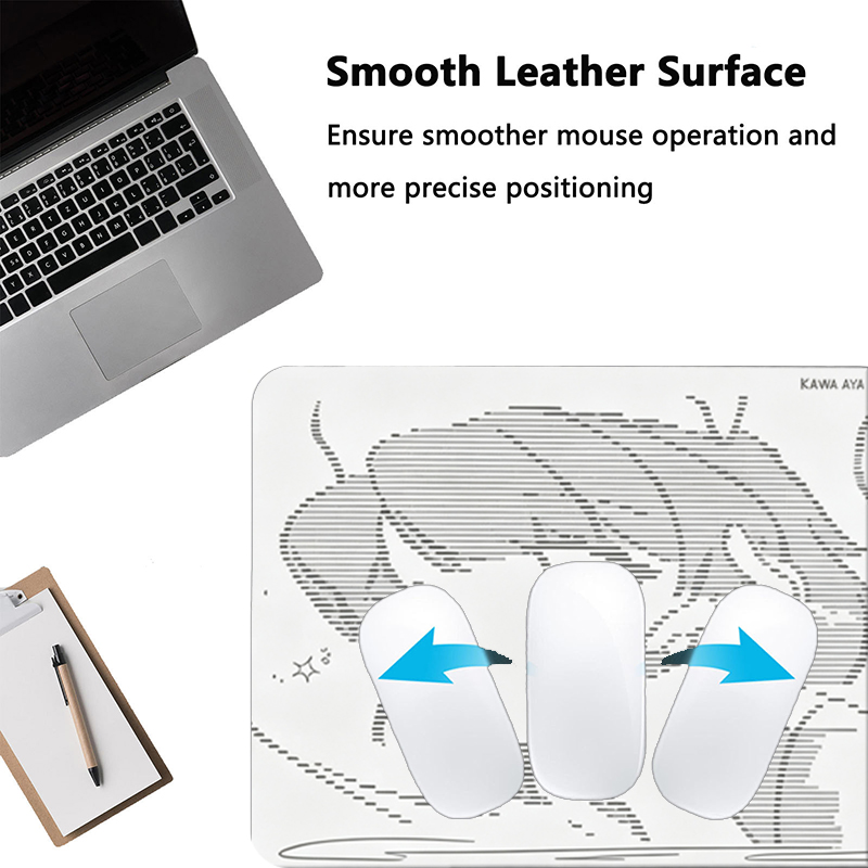 1Pcs Leather Mouse Pad Anime A - Leatherwork Table recension och pris